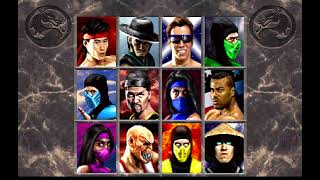 Mortal Kombat II - Character Select (In-Game Version) Profile