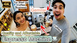 Best Espresso Machine for Start Up COFFEE SHOP .' Gemilai'Quality and Affordable Brand #coffeeshop