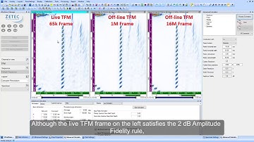 FMC Data Reconstruction on UltraVision Software for TOPAZ64