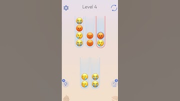 ⭐⭐🔥Emoji Sort Master game||🤔🤔😘Level-4||#Shorts🇮🇳🇮🇳🇮🇳