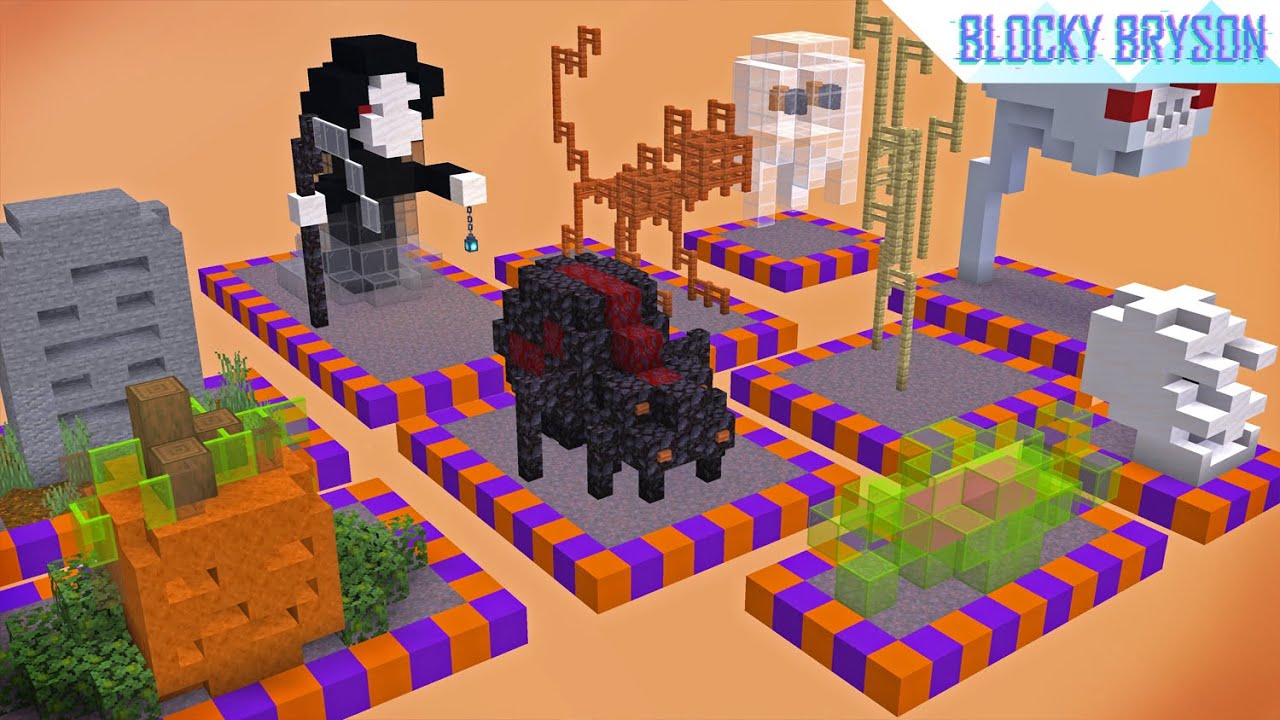 10 Halloween  Decorations  in Minecraft  YouTube