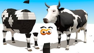 CUBE BUILDER for KIDS (HD) - Build a Cow from Farm 2 for Children - AApV screenshot 5