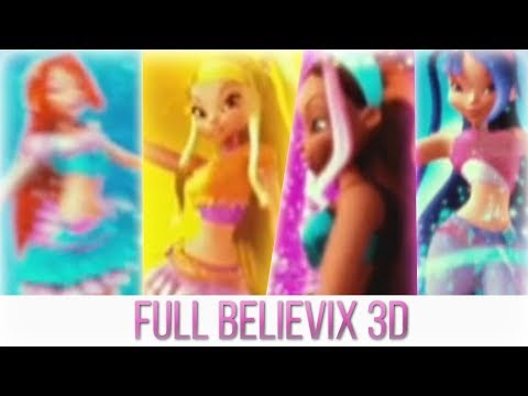 Winx Club: Full Believix 3D Transformation! INDIVIDUAL! [FANMADE]