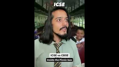 ICSE vs CBSE - Inside a picnic bus
