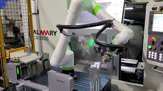 Offsite Manufacturing Automated Production Process with Fanuc CRX10iA/L Collaborative Robot