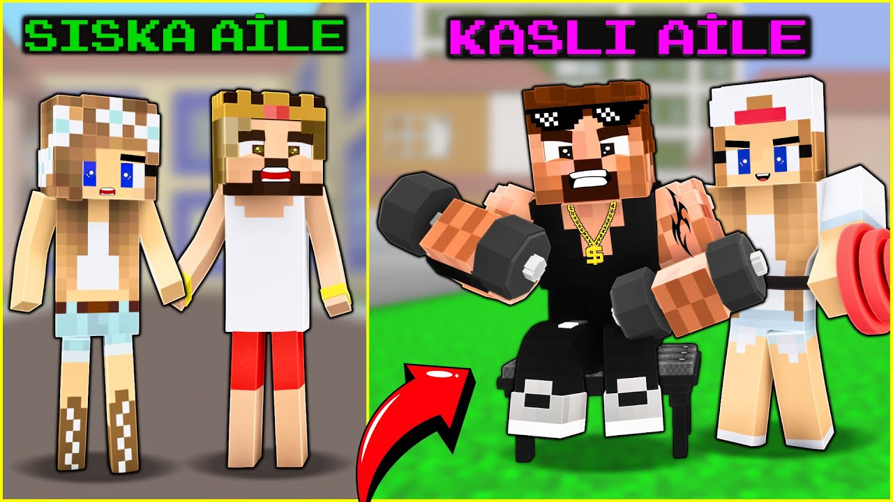 KASLI FAKİR AİLESİ VS SISKA ZENGİN AİLESİ! 😂 - Minecraft