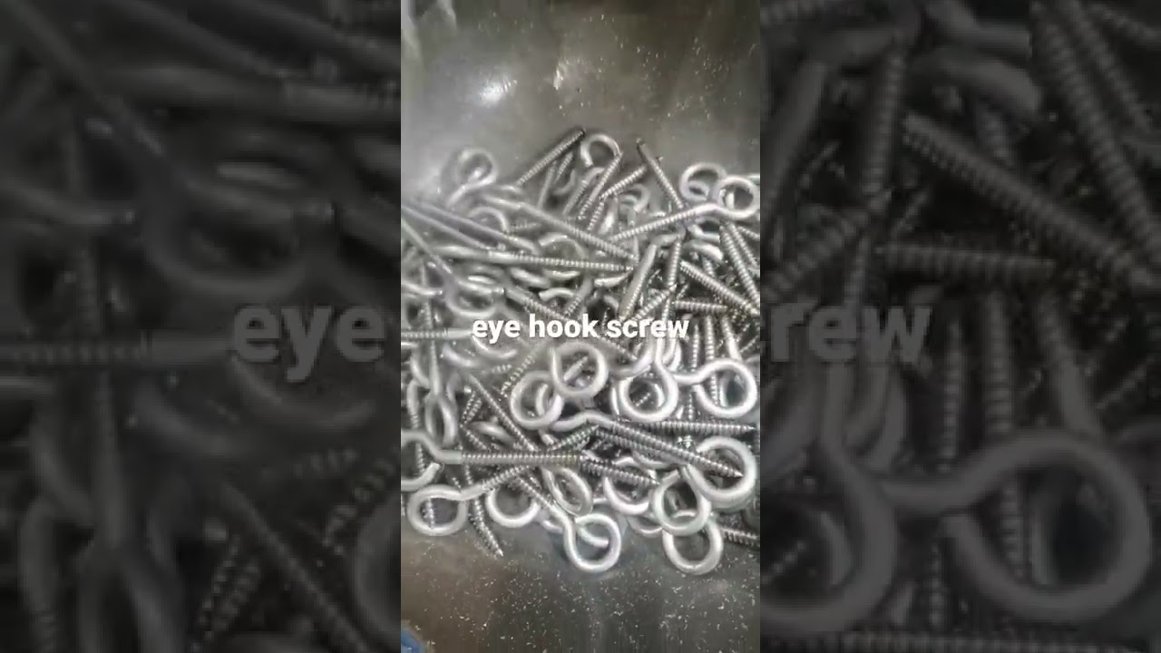 carbon steel eye shape self tapping hook screw