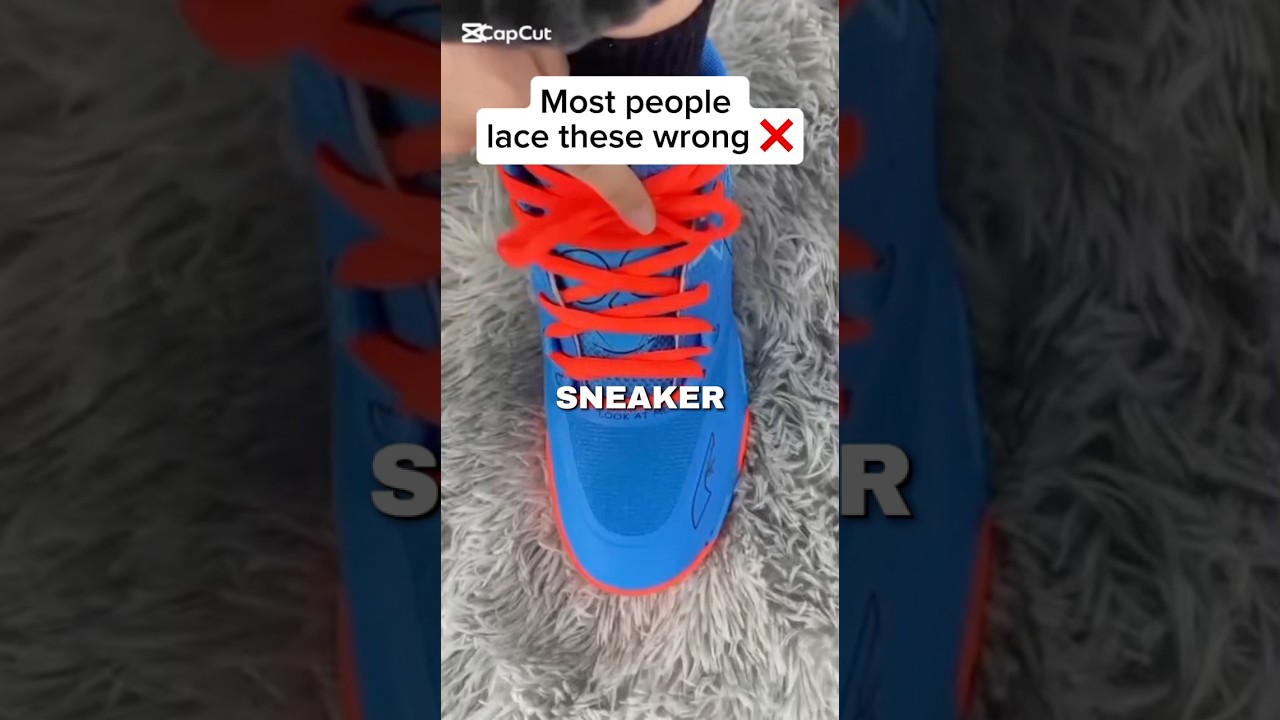 Способы шнуровки кроссовок (лучший способ) 
