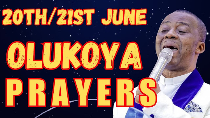 21ST JUNE, 2025 - ALL NIGHT BREAKTHROUGH MFM MIDNIGHT OLUKOYA PRAYERS FOR DELIVERANCE #mfm