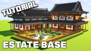 Japanese Estate Base | Minecraft Tutorial Part 1 by Cortezerino 65,743 views 7 months ago 37 minutes