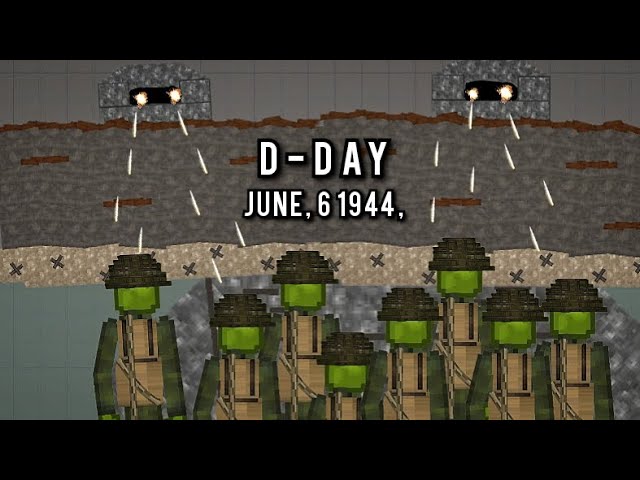 D-Day || Melon Playground || ( Remake ) WW2