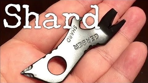 Gerber Shard Keychain Tool Unboxing