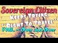 Sovereign Citizen Right To Travel FAIL in Oregon