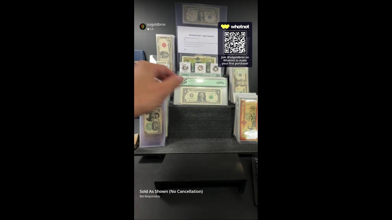 Obsolete, $500, Gold Certificate and More