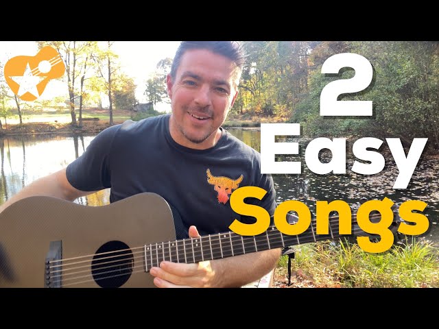 2 Easy Country Songs on Guitar For Beginners class=