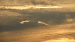 Slideshow with  clouds at sunset, June 2010.