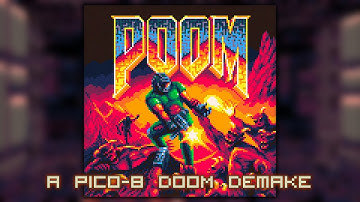 POOM - A Pico-8 Doom Demake /// First Impressions