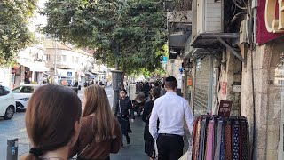 Never Seen Before ! Jerusalem Ultra Orthodox Quarter Mea Shearim just before Shabbat