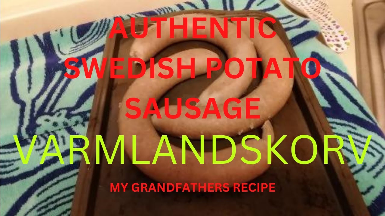 Swedish Potato Sausage Varmlandskorv