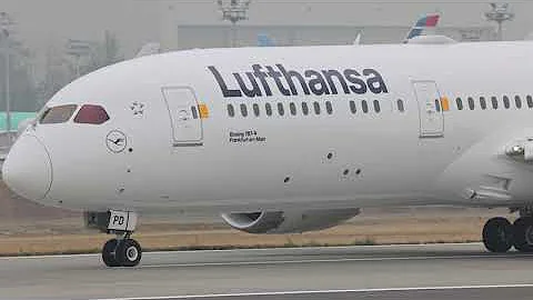 Lufthansa Second 787-9 Nicknamed "Frankfurt AM Main" Taxi Test at PAE
