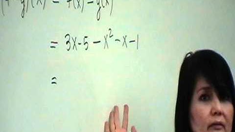 Operations on Functions Part 1