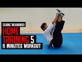Sejong taekwondo  home training 5 6 min workout