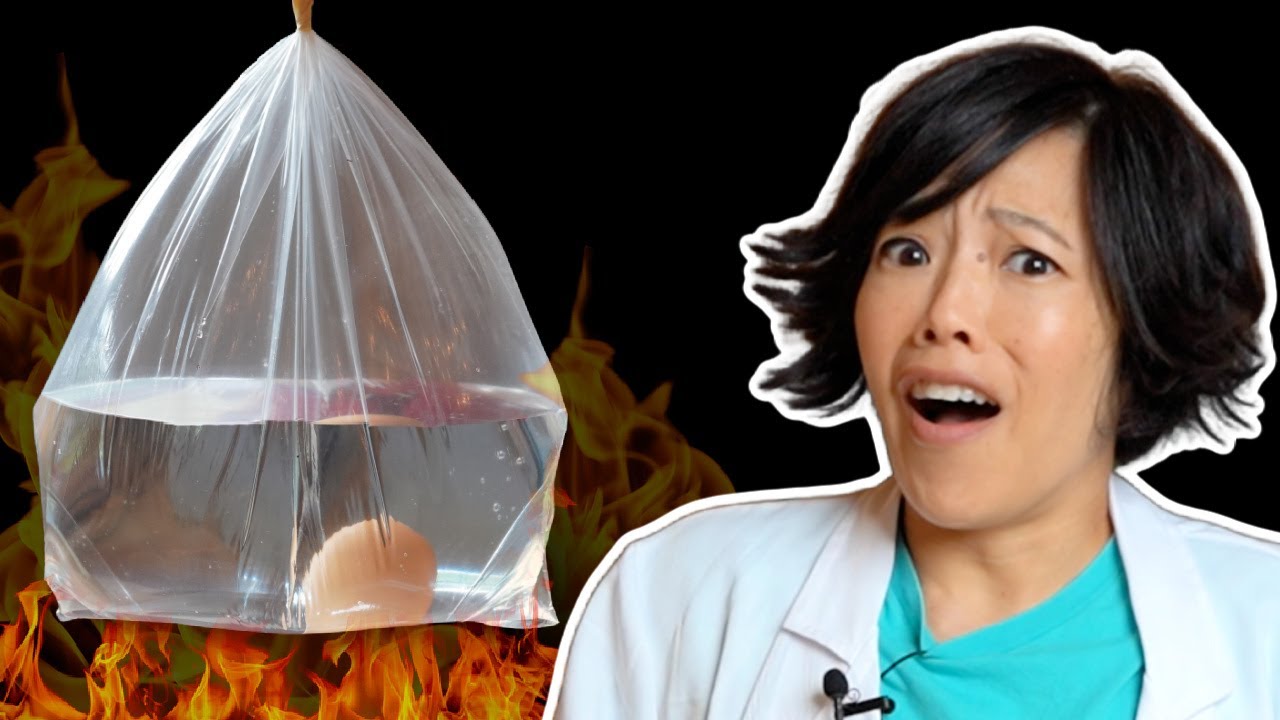 Boil An Egg in a Plastic Bag? - Heat Capacity | Kitchen Science | emmymade