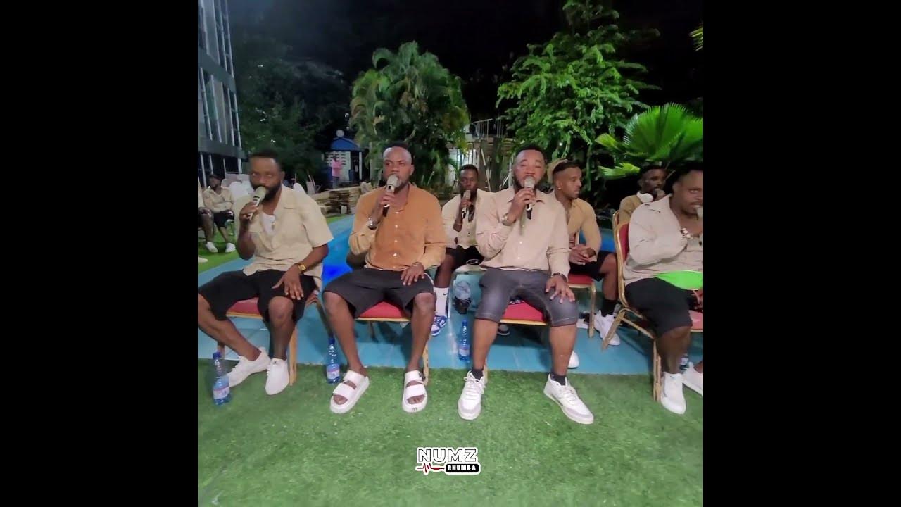 Koffi Olomide ‘s Quartier Latin band singing Loi song in practice session.