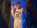 Pelicans unbox gifts from their schools #pelicans #nba #ncaabasketball