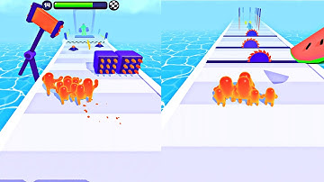 NOOB vs PRO vs HACKER - Join Blob Clash 3D levels 34-35