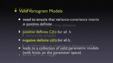 Variogram Models