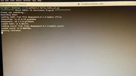 Speech to Text (STT) experiment on Raspberry Pi 4