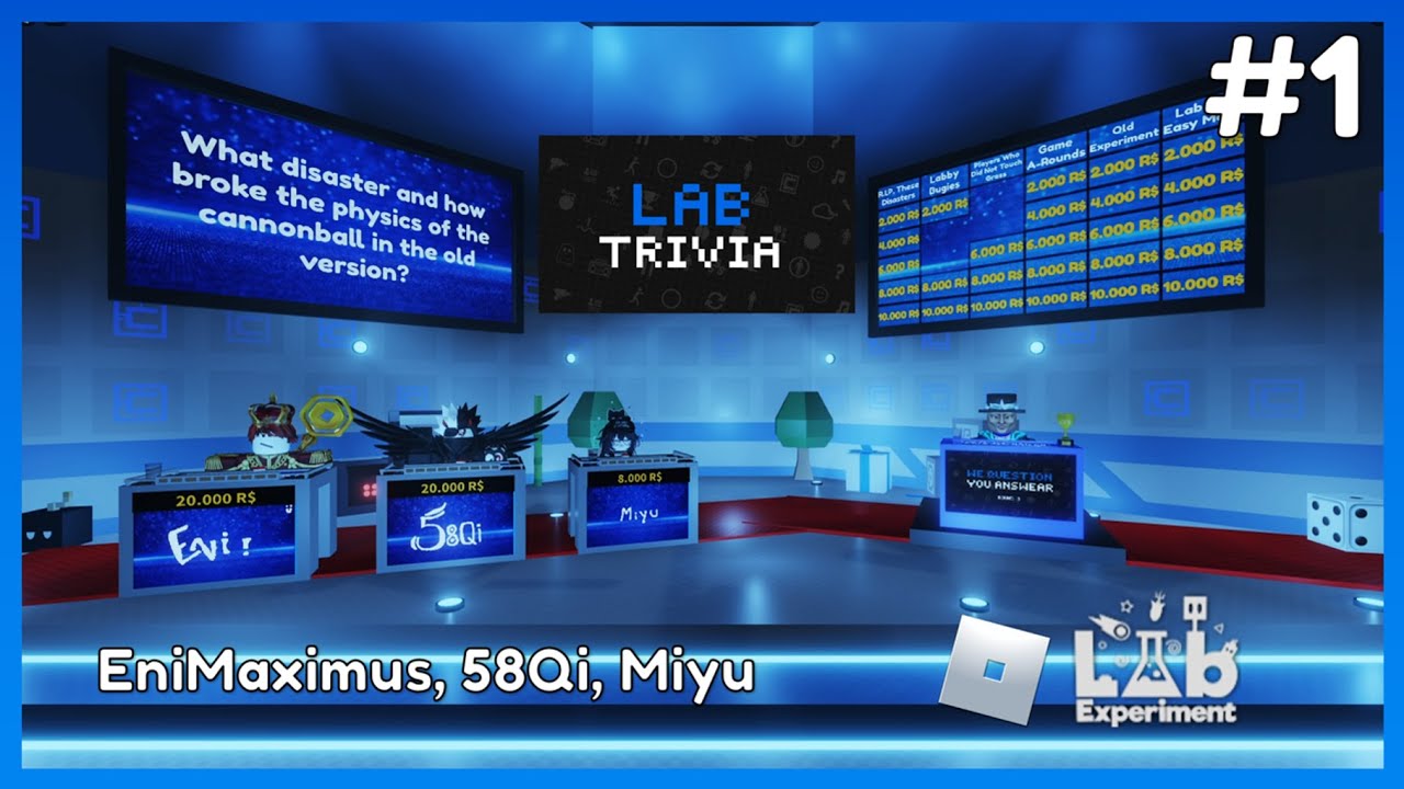 Roblox: Lab Experiment - Lab Trivia Ep. 1