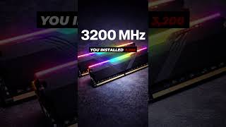 STOP. Your 3200MHz RAM Is Running at 2133MHz #xmp #ram #pcbuild