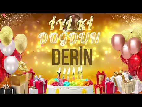 DERİN - Doğum Günün Kutlu Olsun Derin