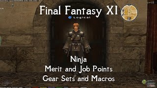 FFXI Recommended Ninja Gear Sets and Macros