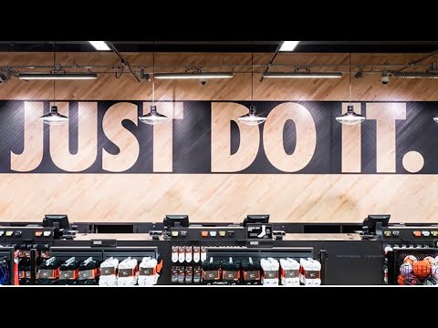 Embankment browse infrastructure Nike Factory Store La Roca Village - YouTube