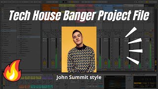 TECH HOUSE Like JOHN SUMMIT 🔥 +ABLETON TEMPLATES & SAMPLES