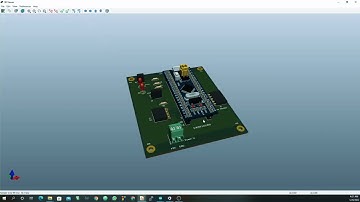 Stacked #STM32F103C8T6 on a simple Carrier Board using #KiCad