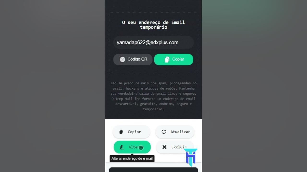 Uma das MELHORES FERRAMENTAS (grátis) para EMAIL TEMPORÁRIO #shorts 