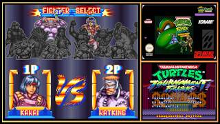 【تهكير】TMNT Tournament Fighters: Grandmasters Edition - [ SNES / 2026 ] screenshot 1