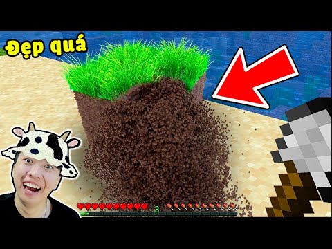 Vinh Bị Đau Mắt Vì Phiên Bản Minecraft Đẹp Nhất Thế Giới 😛 THỬ THÁCH NHỮNG KHỐI SIÊU TO LUÔN