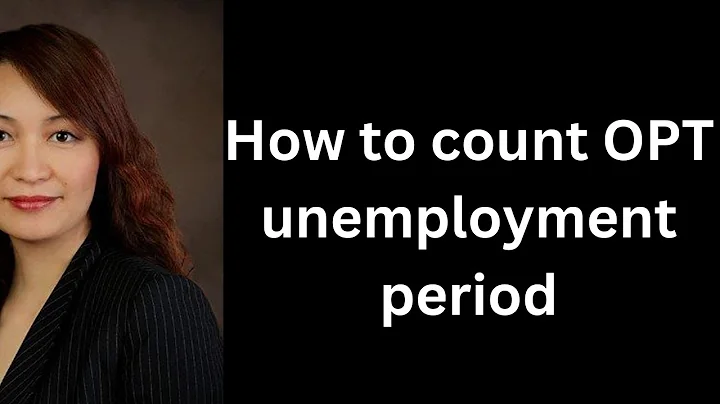 How to count OPT unemployment period