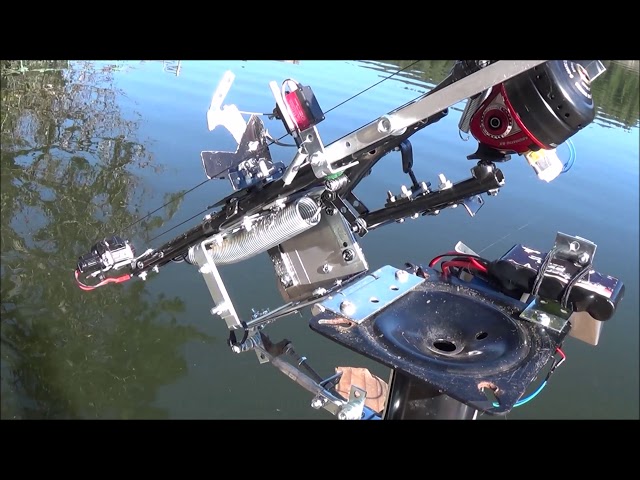 Arduino, Auto Casting Robotic Fishing Pole, and auto powered reeling! -  YouTube