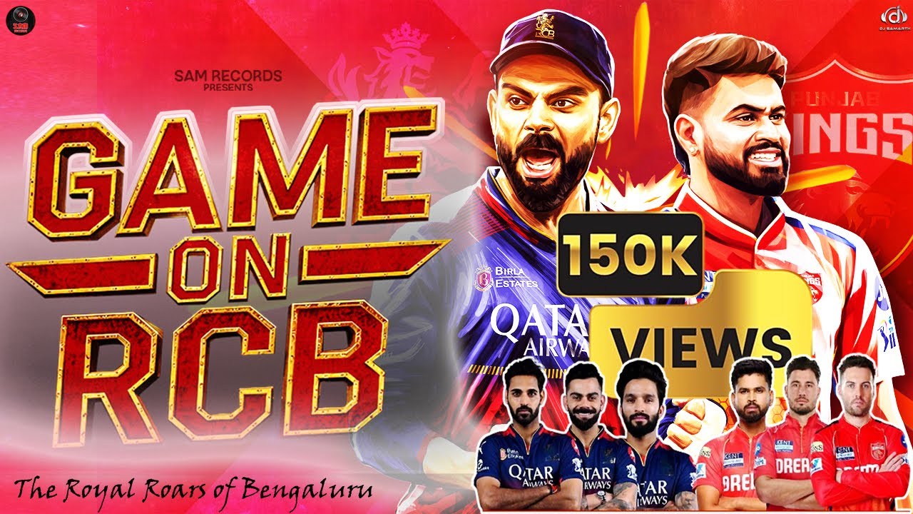 Game On RCB | RCB vs PBKS | Virat Kohli Song | Official Lyrical Video | Dj Samarth | Sam Records