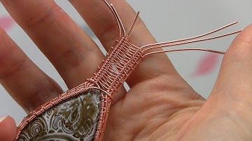 6 Wire Ladder Weave for Bail, Wire Wrapping Tutorial