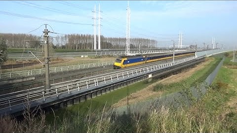Treinen op de HSL Zuid #2 | de treinreiziger treint door Nederland