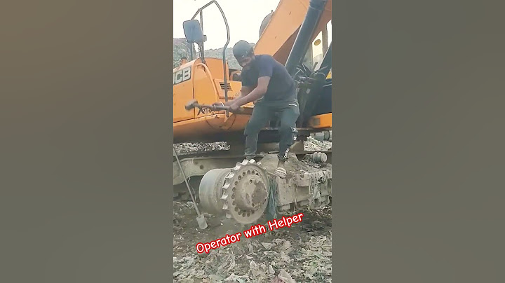 JCB Excavator Chain Sparket Change #excavator #jcb #operatorwithhelper #viral