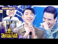 Darren imitates gary v and erik santos singing voice  tawag ng tanghalan