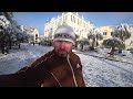 Снежный Сухум. Пальмы в снегу. Абхазия зимой в феврале